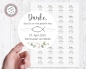 Preview: 24 personalisiert Sticker Aufkleber Danke Kommunion Taufe Firmung Konfirmation Danke Kranz Eukalyptus Fisch personalisiert von Lüttentüddel®